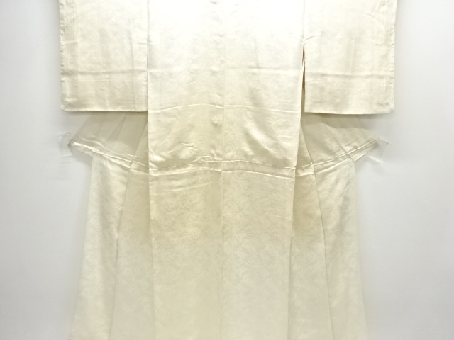 JAPANESE KIMONO / ANTIQUE NAKAGI / SILK / RINZU / WOVEN ROUGH WAVE